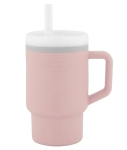 Силиконова чаша със сламка Infantino, 270 ml, Жълта