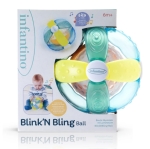 Бебешка сензорна играчка Infantino -Топка, Със светлини и звуци