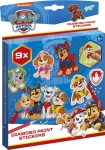Творчески комплект Totum - Paw Patrol, Диамантени стикери, 9 броя