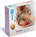 Бебешка играчка Taf Toys - Купа с 5 сензорни топки