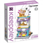 Конструктор Qman - Keeppley, Магазин за чай, 302 части