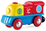Дървена играчка Hape - Цветен локомотив