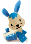 Детска играчка от бамбук Hape - Мини животинка, Заек