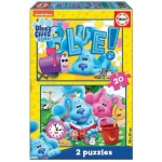 Детски пъзел Educa - Загадките на Blue, 2 х 20 части