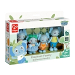 Комплект дървени фигури Hape - Семейство слончета