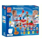 Дървена игра с топчета Hape - Quadrilla, Супер спирала, 79 части