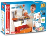 Игрален комплект Hape - Експерименти в науката, Дървена работна маса, 58 части