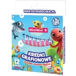 Графитни пастели Astra - MiniMini, 12 цвята