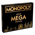 Настолна игра Winning Moves - Monopoly, Мега Gold Edition