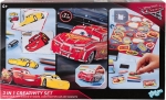 Творчески комплект 3 в 1 Totum - Cars 3, Картонен 3D модел