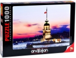 Хоризонтален пъзел Anatolian - Момина кула, 1000 части