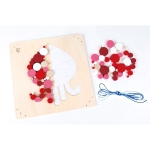 Творчески комплект Hape - Дървена мозайка, Октопод