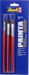 Комплект плоски четки Revell - Painta, 3 броя