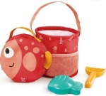 Сгъваем комплект за пясък Hape - Раница, 4 части