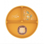 Силиконова чиния за хранене с вакуум - Sassi, Октопод