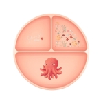 Силиконова чиния за хранене с вакуум - Sassi, Октопод