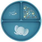 Силиконова чиния за хранене с вакуум - Sassi, Октопод