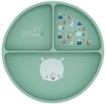 Силиконова чиния за хранене с вакуум - Sassi, Октопод