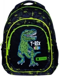 Ученическа раница Astra - T-Rex, Neon