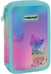 Ученически несесер Head - Kitty Ombre, с 2 ципа