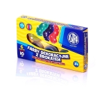 Декоративни боички с блясък Astra - 6 цвята, 10 ml