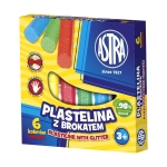 Пластилин с блясък Astra - 6 цвята