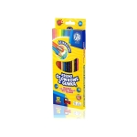 Комплект цветни моливи с гумичка Astra - 12 цвята, С острилка