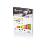 Комплект цветни химикалки Astra - Zenith, Неон, 10 броя