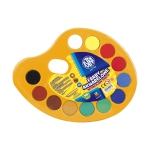 Акварелни бои Astra - 12 цвята, Ø 30 mm