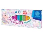 Пластилин Astra - Еднорог, 12 цвята