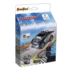 Конструктор BanBao - Пулбек количка, Черна, 23 части