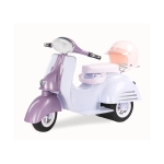 Комплект за кукли Battat - Our Generation, Скутер, Лилав