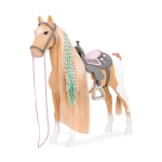 Комплект за кукли Battat - Our Generation, Конче Паломино с аксесоари