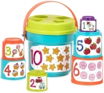 Игрален комплект Battat - Кофички за сортиране и подреждане