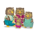 Комплект фигурки Battat - Li′l Woodzeez, Семейство бухали