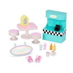 Комплект за игра Battat - Li′l Woodzeez, Магазин за напитки