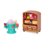 Комплект за игра Battat - Li′l Woodzeez, Магазин за бонбони