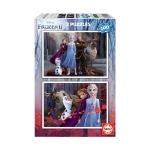 Пъзел Educa - Замръзналото кралство 2, 2 х 100 части