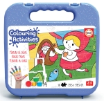 Пъзел за оцветяване Educa - Червената шапчица, 20 части