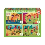 Пъзел 4 в 1 Educa - Да спортуваме