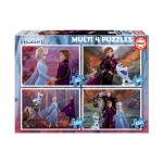 Пъзел 4 в 1 Educa - Замръзналото кралство