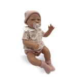 Кукла бебе Eurekakids -С Розови дрешки, 40 сm