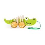 Дървена играчка за дърпане Hape - Крокодил