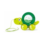 Дървена играчка за дърпане Hape - Костенурка