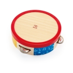 Дървен музикален инструмент Hape - Тамбурина