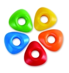 Комплект триъгълни пастели Hape - 5 цвята