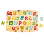Детски дървен пъзел Hape - Азбука