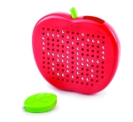 Детска игра Hape - Магнитна дъска за рисуване с топчета, Ябълка