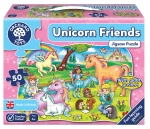Детски пъзел Orchard Toys - Приятели еднорози, 50 части