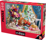 Пъзел Anatolian - Пухкави котенца в хола, 260 части